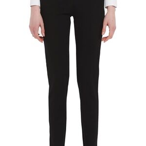 Women’s Classic Black Ankle Pants with slim fit